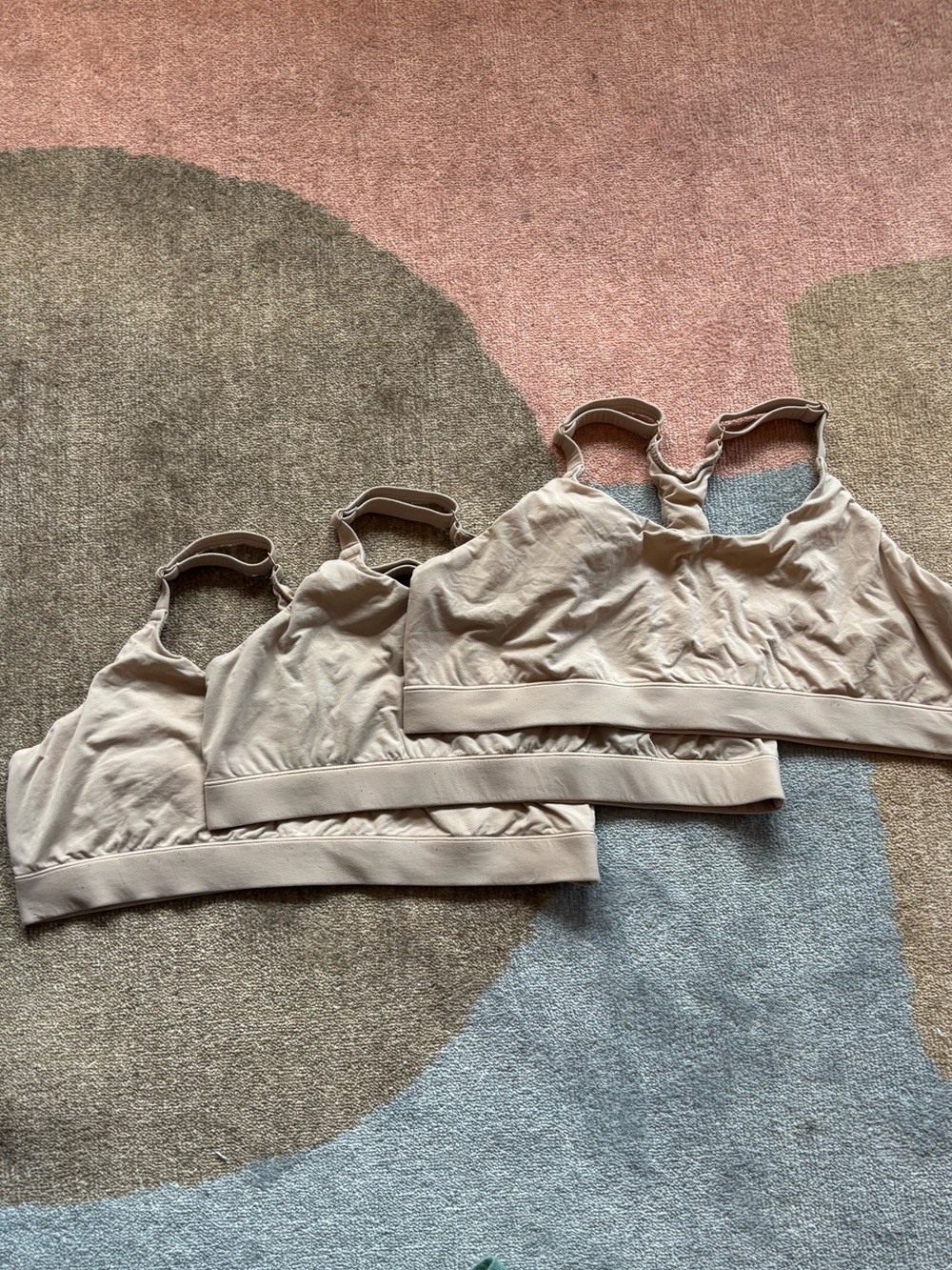Bundle of 3 Skims Fits Everybody Racerback Nude Bralettes - 2X